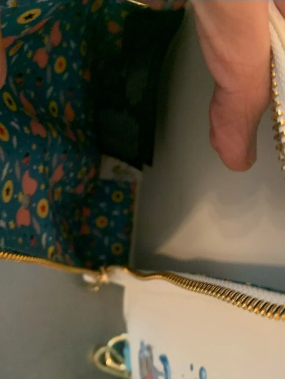 DISNEY, NEW NEVER CARRIED, Dumbo Storybook convertible crossbody or backpack. - Picture 5 of 13